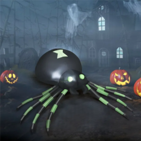 6 Feet Halloween Decorate Inflatable Spider (Option: As picture)